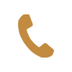 Phone icon in flat style